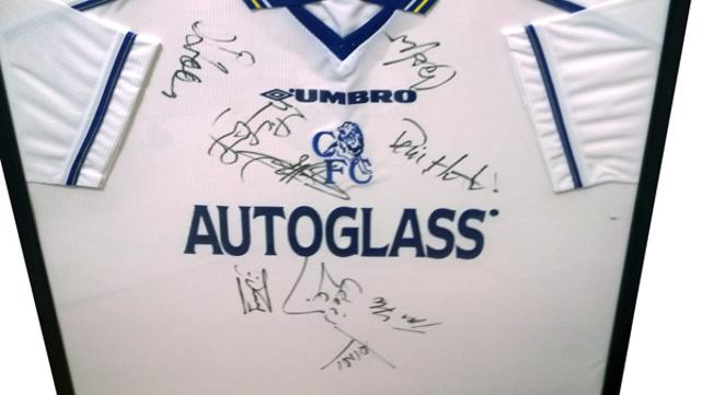 chelsea fc signed shirt