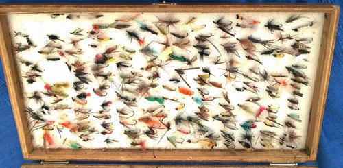 Lot of 10 Vintage Fly Fishing BROOKSIDE Flies Hand Tied Original Package 