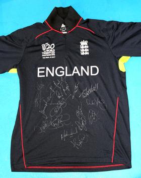 England Test Cricket signed memorabilia