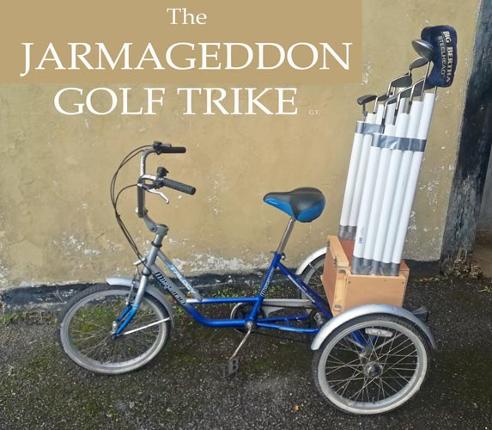 Jarmageddon-GT-Golf-Trike-tricycle-upcycle-uniquely-sporting-golfing-trolley-buggy-designer